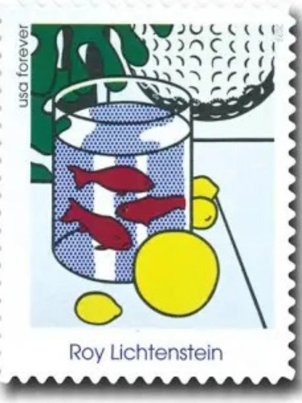 100 Roy Lichtenstein 2023 Forever Postage Stamps Postal USPS Mailing Pop Art